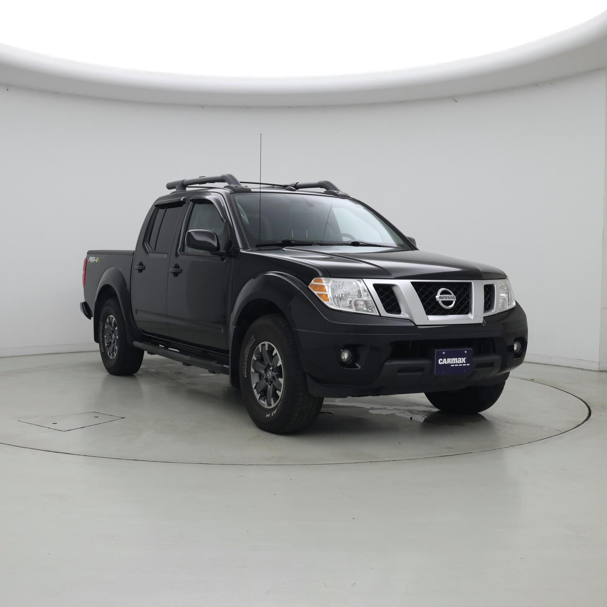 Black 2020 Nissan Frontier Pickup Truck Four-Wheel Drive Automatic