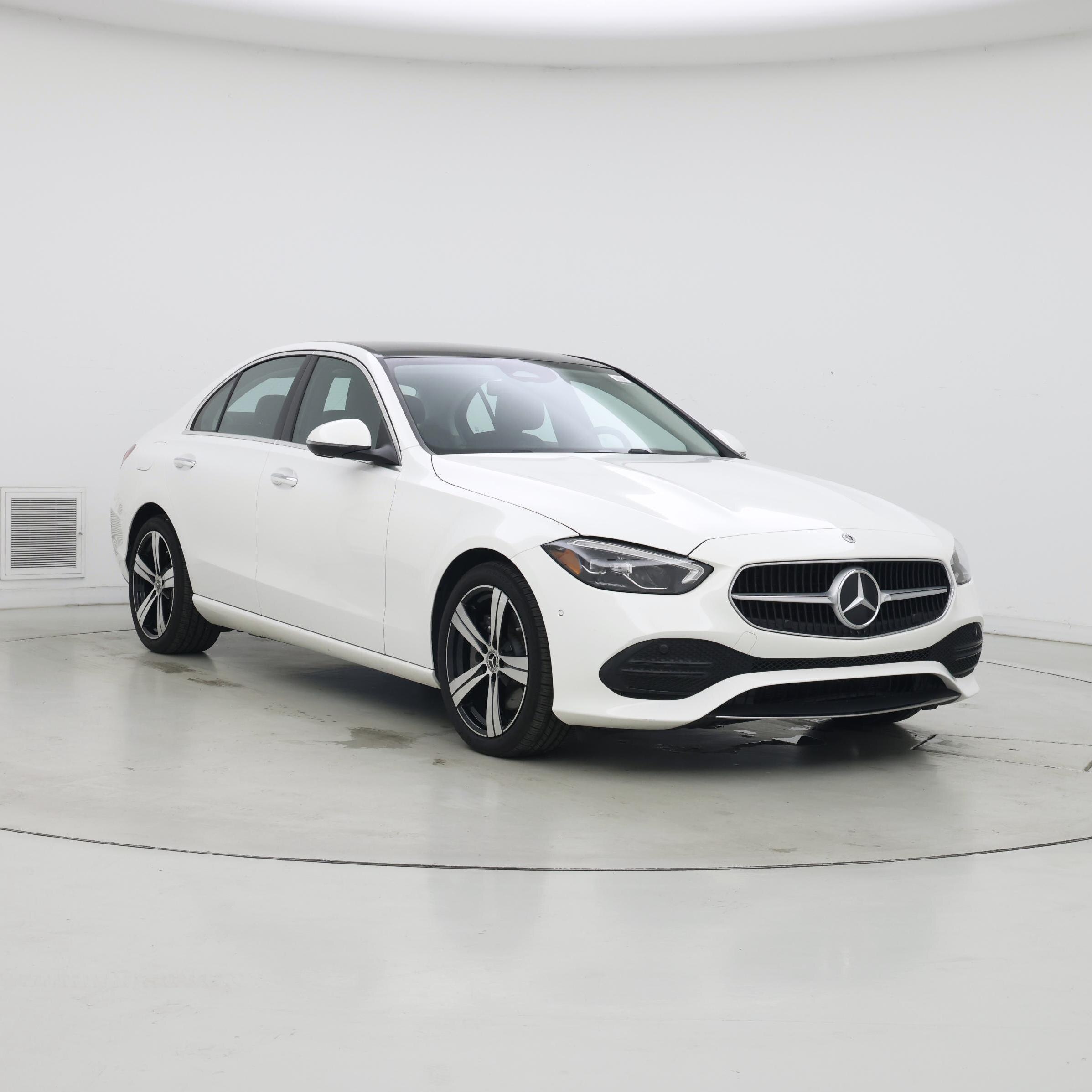White 2025 Mercedes-Benz C-Class Sedan Rear-Wheel Drive Automatic