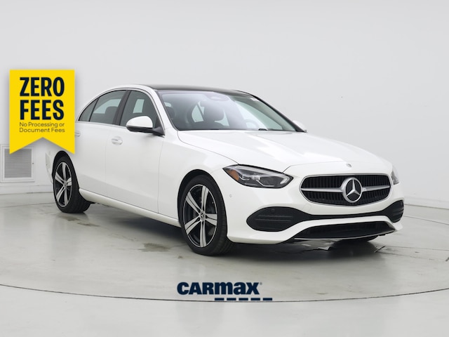 White 2025 Mercedes-Benz C-Class Sedan Rear-Wheel Drive Automatic