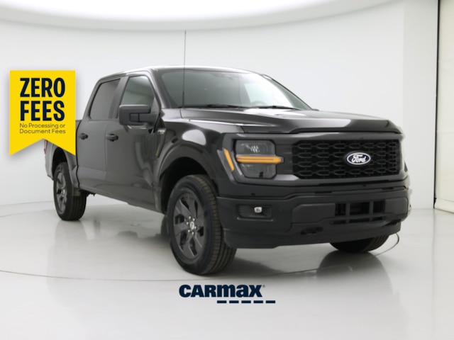 Black 2025 Ford F-150 Pickup Truck Four-Wheel Drive Automatic