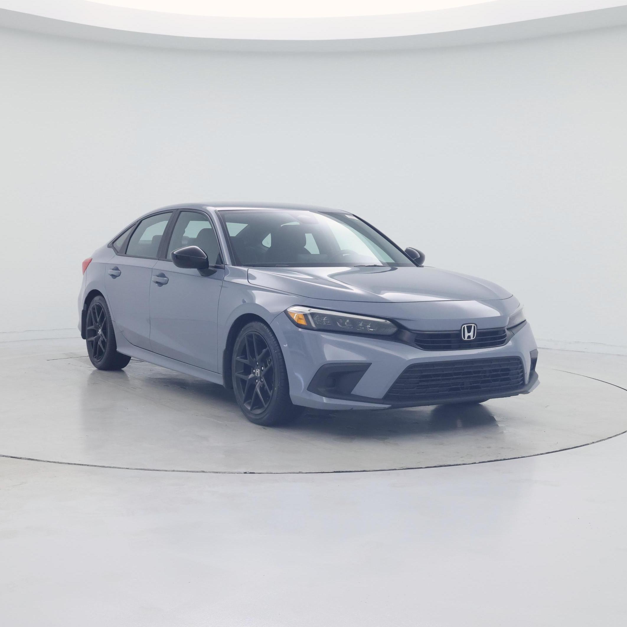 Blue 2023 Honda Civic Sedan Front-Wheel Drive Automatic