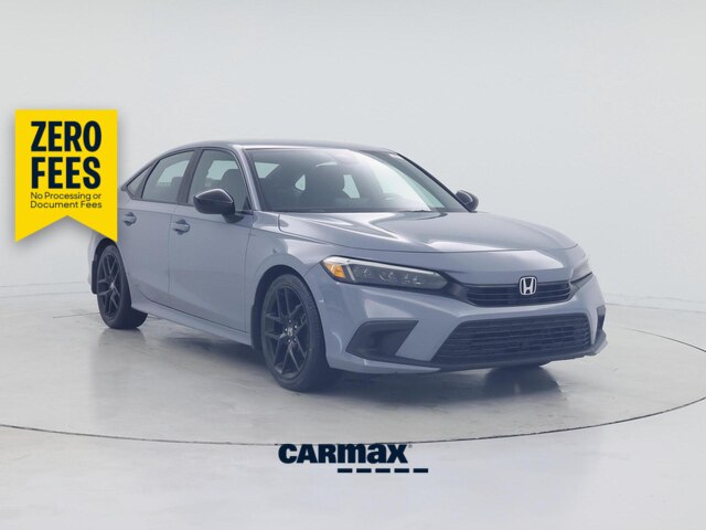 Blue 2023 Honda Civic Sedan Front-Wheel Drive Automatic