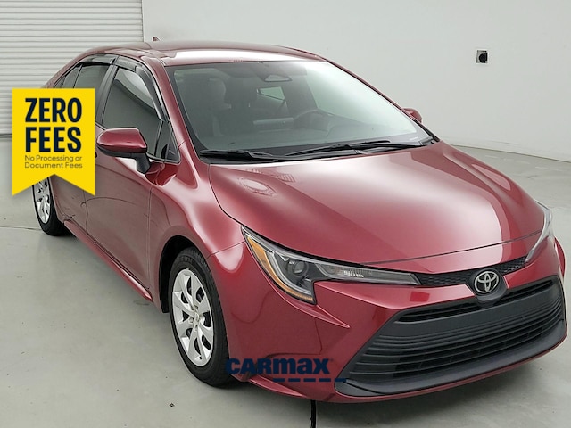 Red 2024 Toyota Corolla Sedan Front-Wheel Drive Automatic