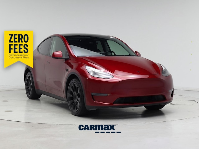 Red 2024 Tesla Model Y Long Range AWD SUV / Crossover All-Wheel Drive Automatic