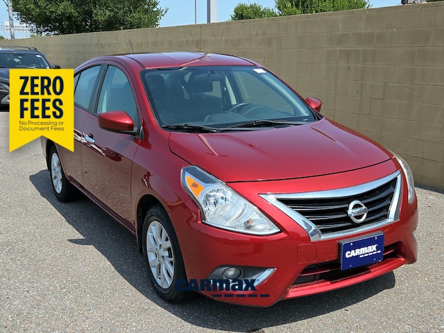 Red (Burgundy) 2019 Nissan Versa Sedan Front-Wheel Drive Automatic