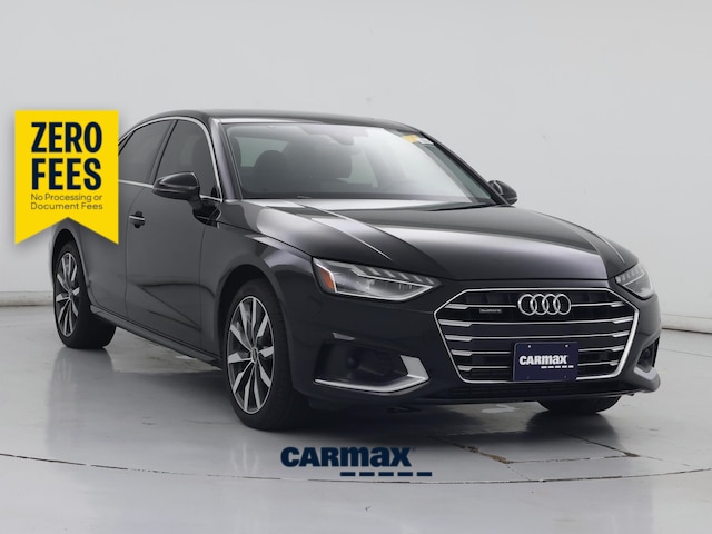 Black 2023 Audi A4 quattro Premium 40 TFSI AWD Sedan All-Wheel Drive Automatic