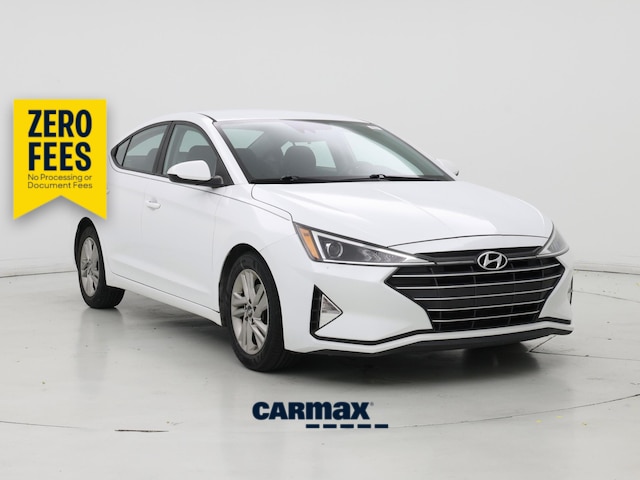 White 2020 Hyundai Elantra Sedan Front-Wheel Drive Automatic