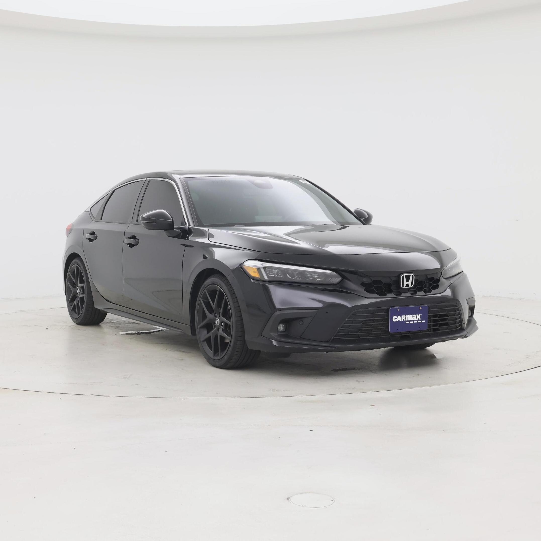 Black 2024 Honda Civic Hatchback Sport Touring FWD Hatchback Front-Wheel Drive Automatic