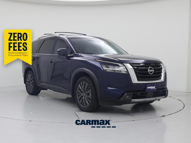 Blue 2022 Nissan Pathfinder SL FWD SUV / Crossover Front-Wheel Drive Automatic