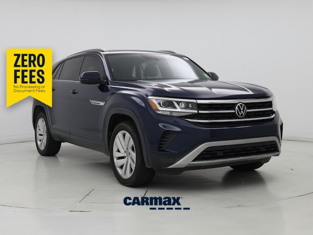 Blue 2020 Volkswagen Atlas Cross Sport SUV / Crossover All-Wheel Drive Automatic