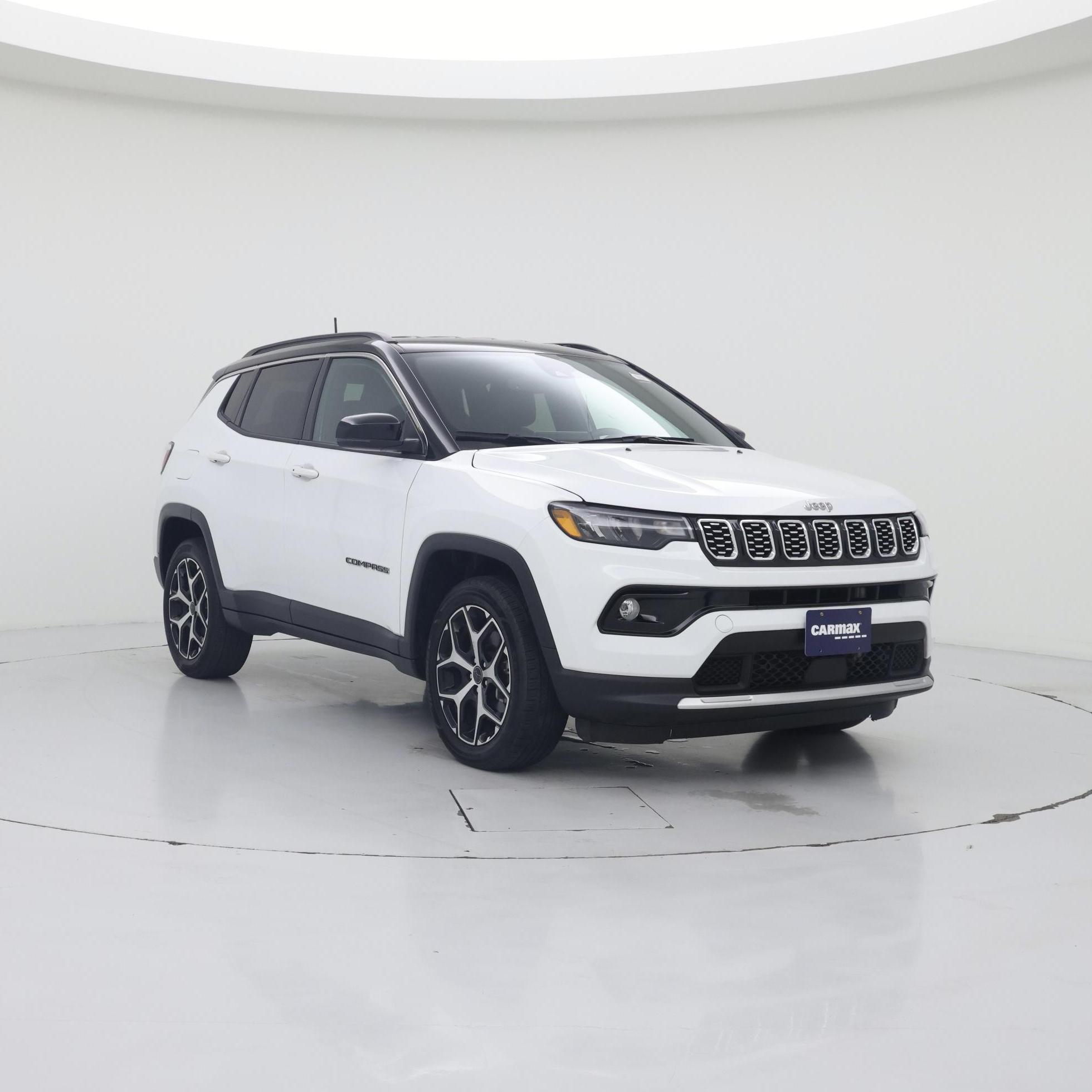 White 2025 Jeep Compass SUV / Crossover Four-Wheel Drive Automatic