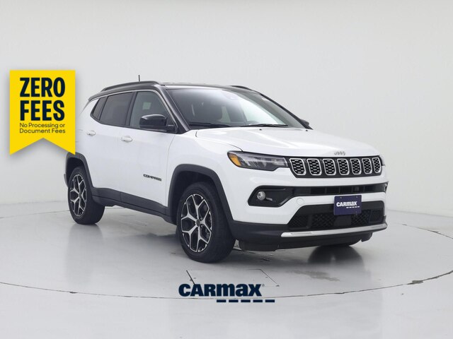 White 2025 Jeep Compass SUV / Crossover Four-Wheel Drive Automatic