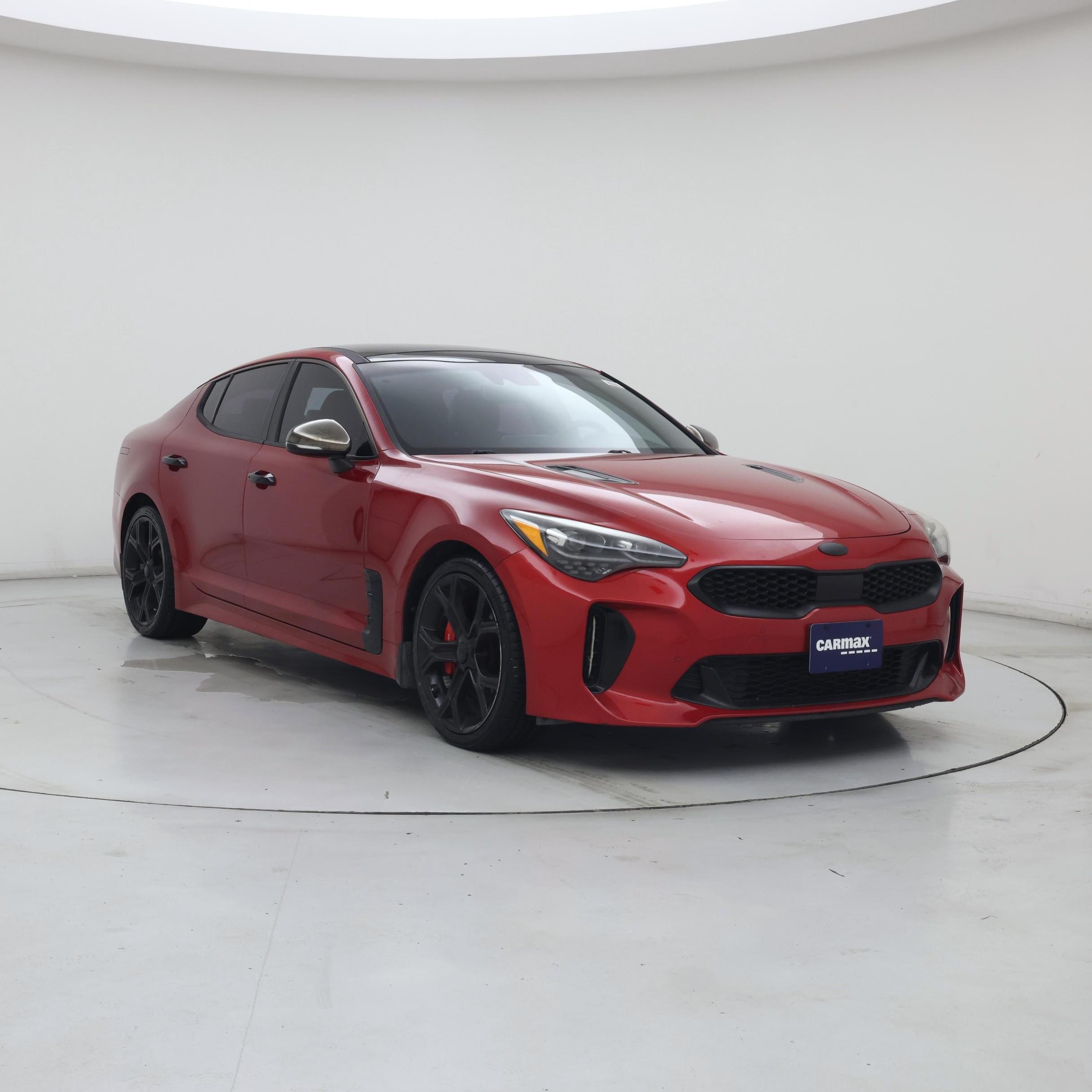 Red 2018 Kia Stinger Sedan Rear-Wheel Drive Automatic