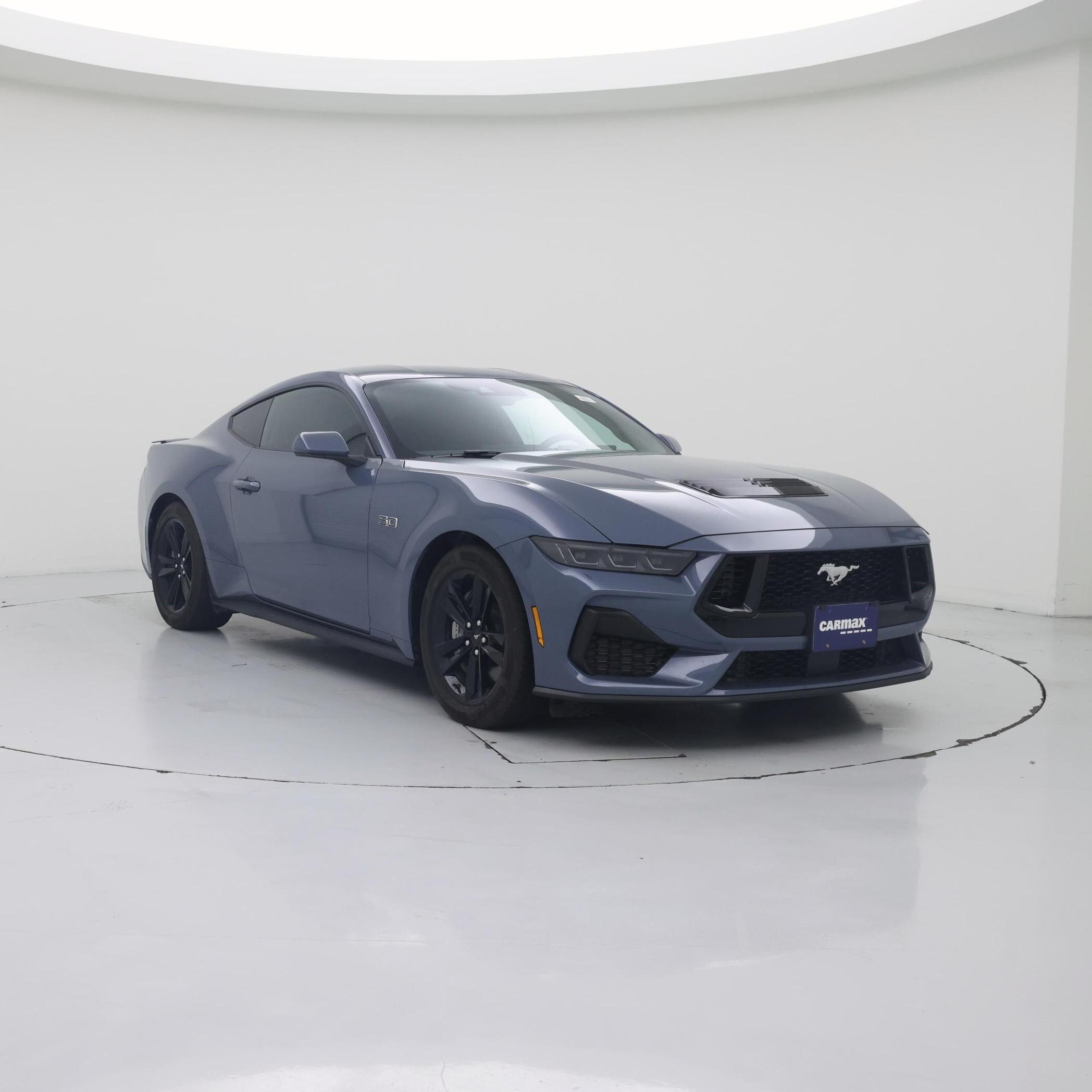 Gray 2025 Ford Mustang Coupe Rear-Wheel Drive Automatic
