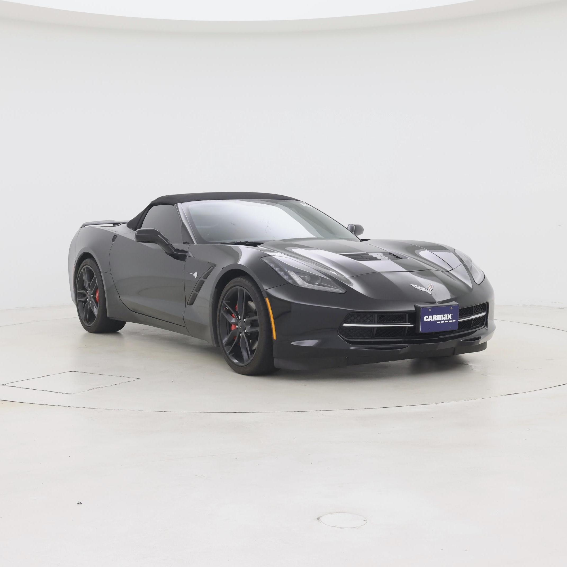 Black 2018 Chevrolet Corvette Convertible Rear-Wheel Drive Automatic