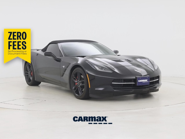 Black 2018 Chevrolet Corvette Convertible Rear-Wheel Drive Automatic