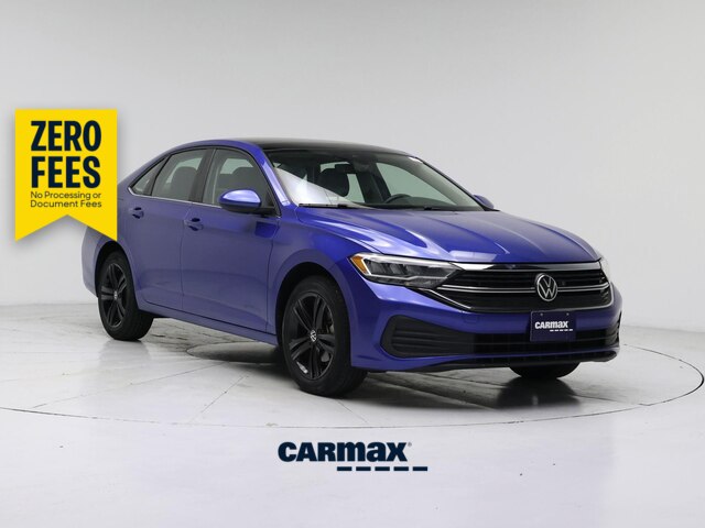Blue 2022 Volkswagen Jetta Sedan Front-Wheel Drive Automatic