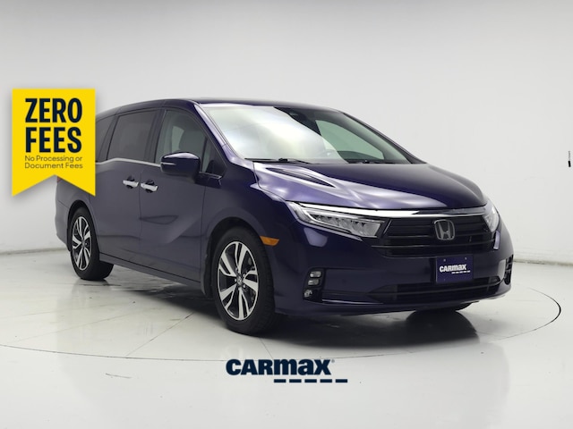 Blue 2023 Honda Odyssey Minivan Front-Wheel Drive Automatic