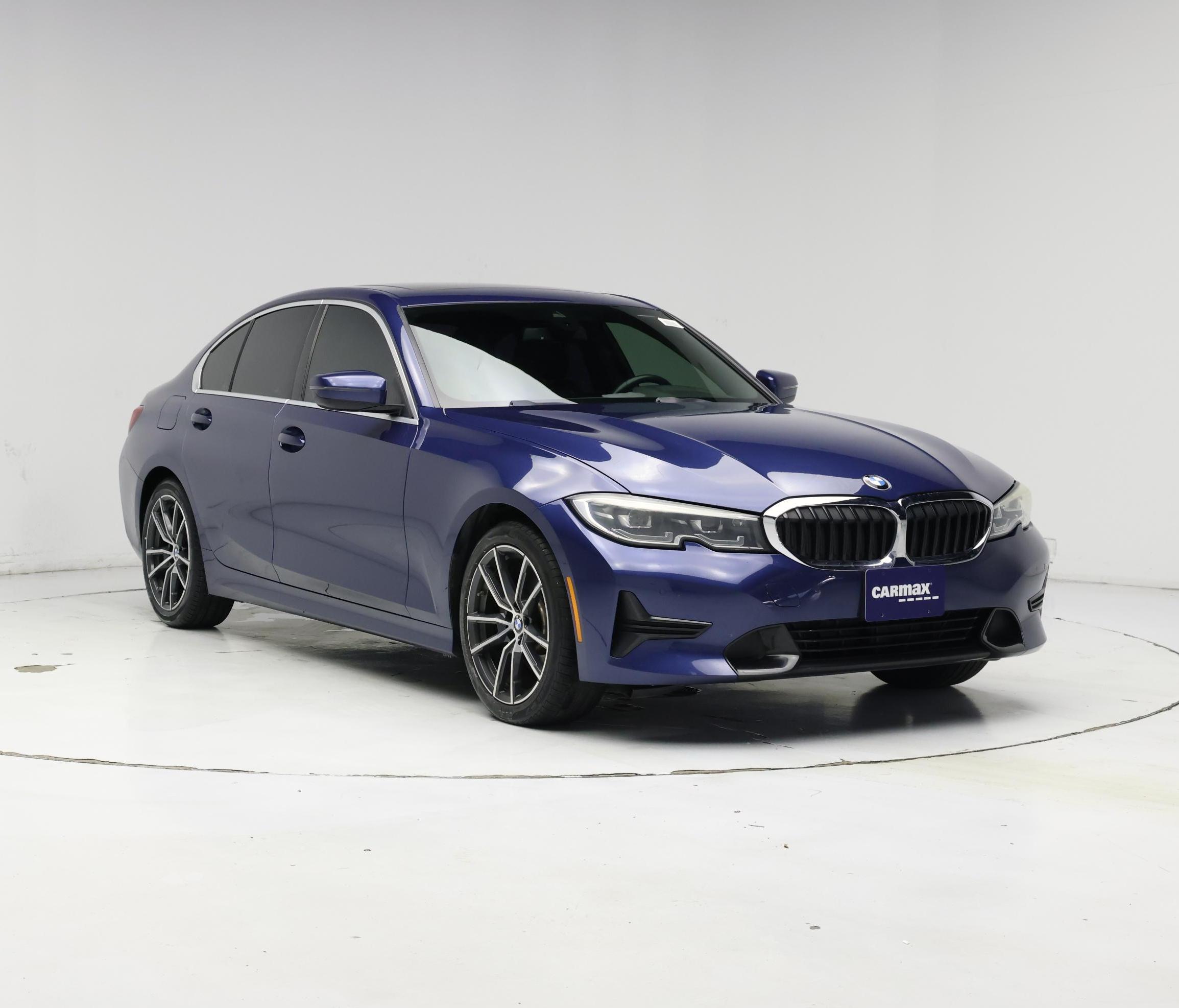 Blue 2021 BMW 3 Series Sedan Rear-Wheel Drive Automatic