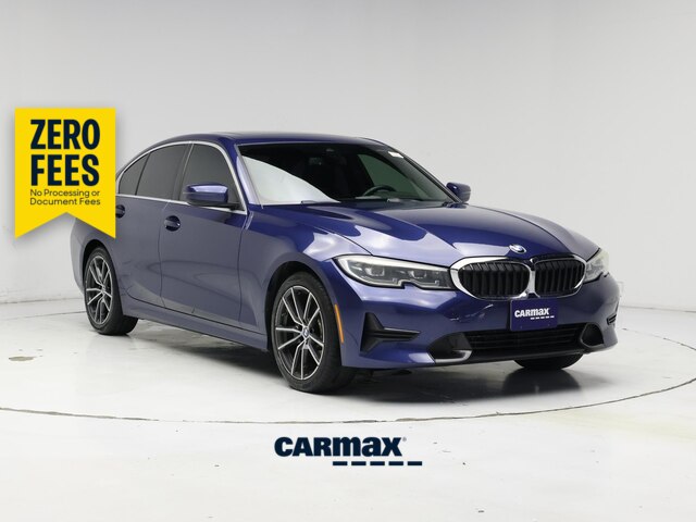 Blue 2021 BMW 3 Series Sedan Rear-Wheel Drive Automatic