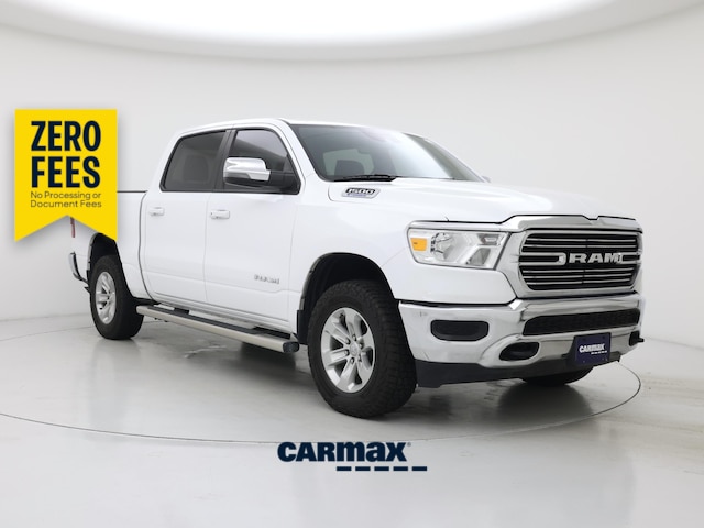 White 2023 RAM 1500 Pickup Truck Four-Wheel Drive Automatic