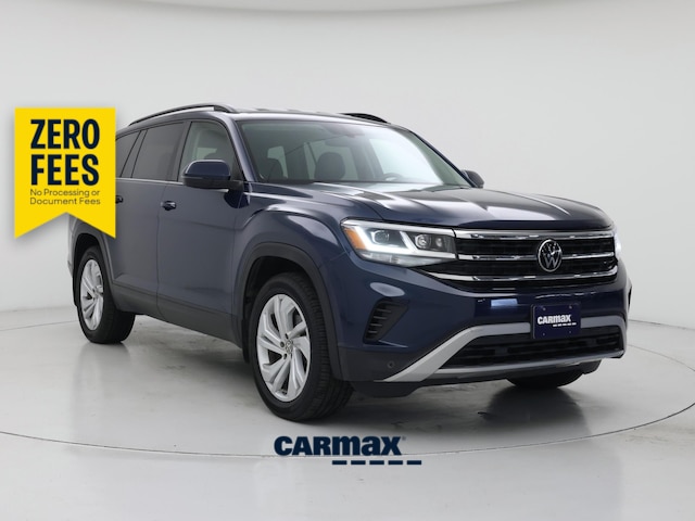 Blue 2022 Volkswagen Atlas SUV / Crossover All-Wheel Drive Automatic