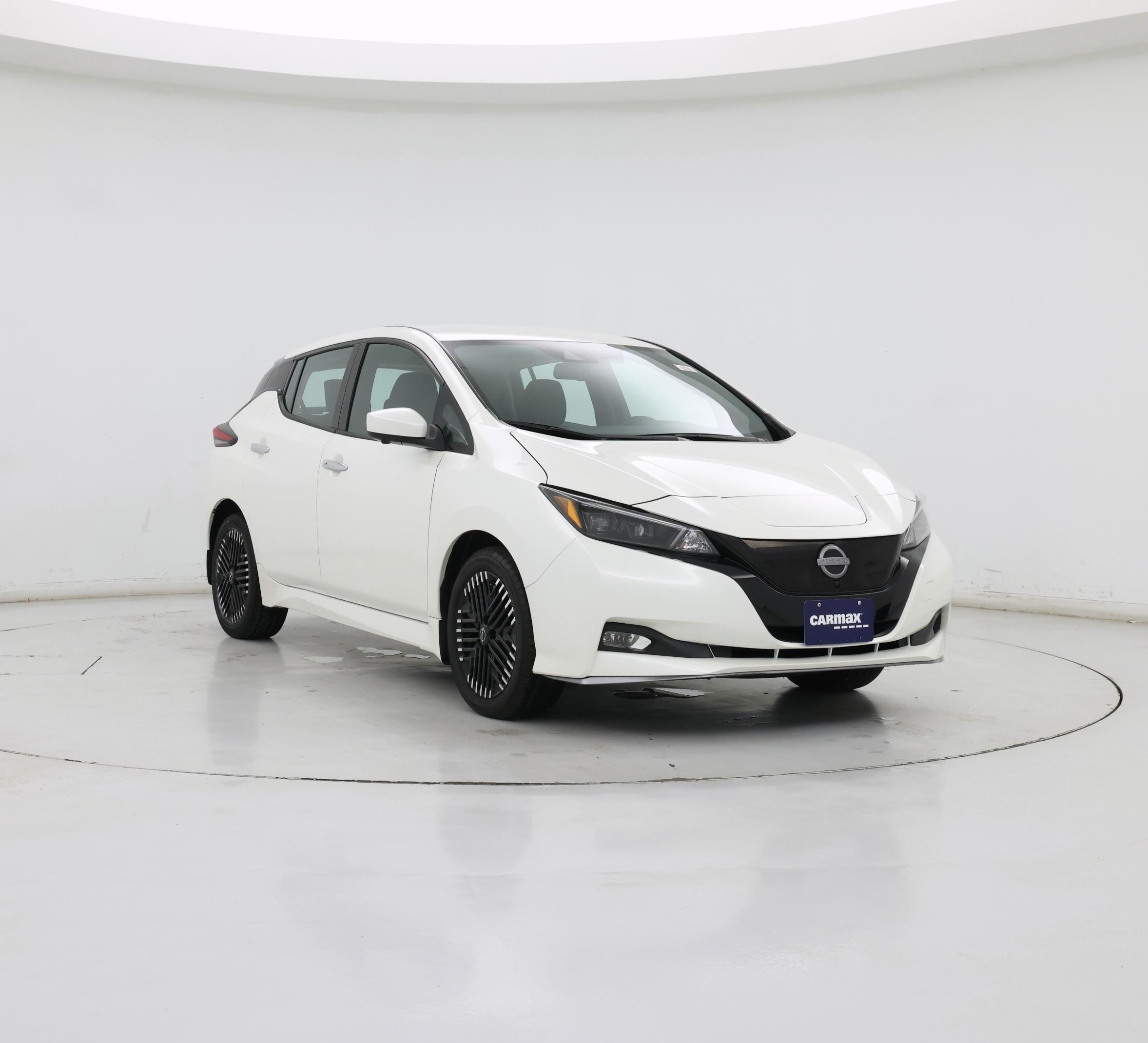 White 2024 Nissan LEAF Hatchback Front-Wheel Drive Automatic