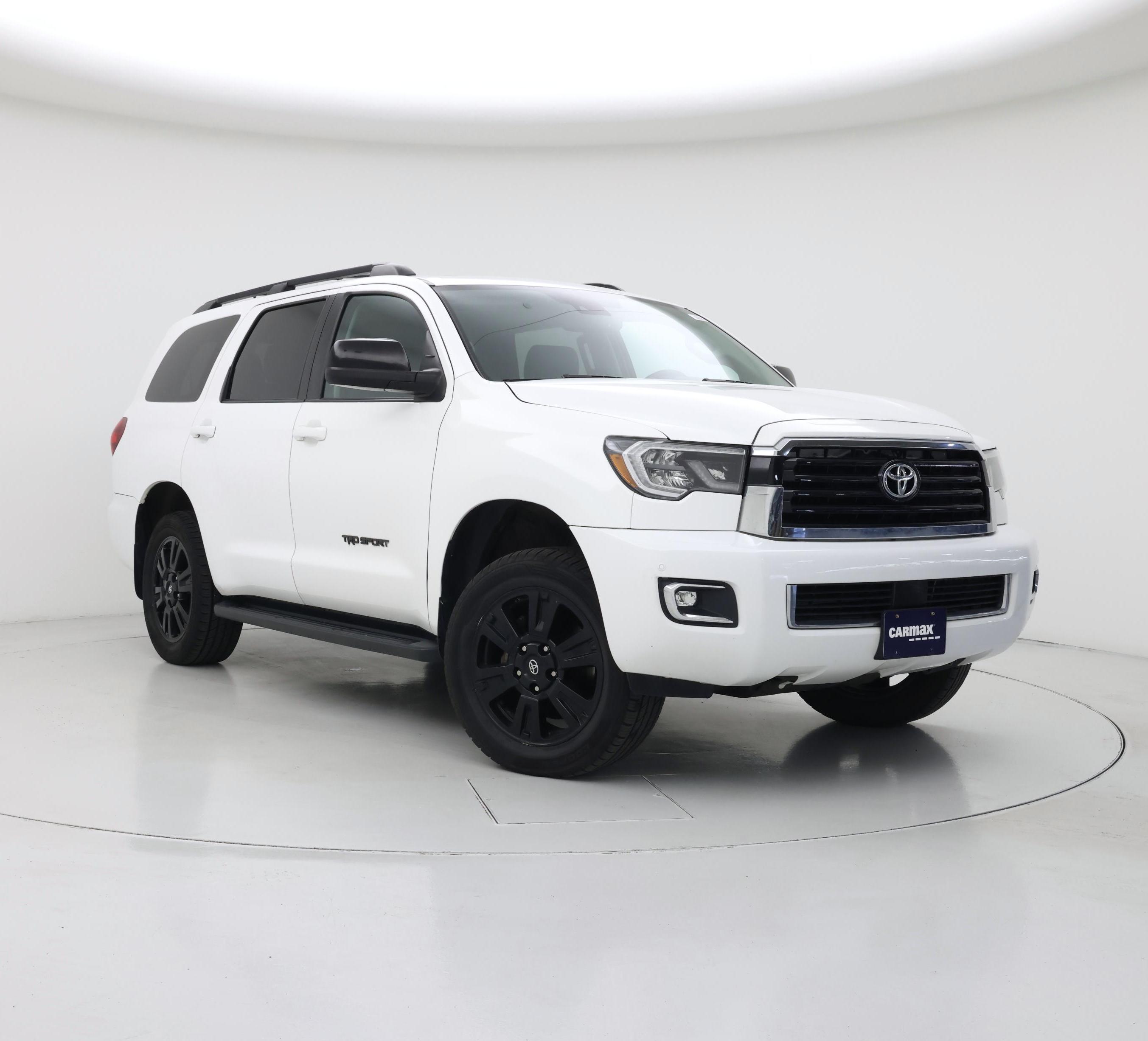 White 2019 Toyota Sequoia SUV / Crossover Four-Wheel Drive Automatic