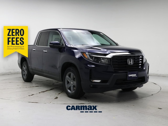 Blue 2023 Honda Ridgeline Pickup Truck All-Wheel Drive Automatic