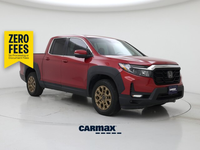 Red 2023 Honda Ridgeline Pickup Truck All-Wheel Drive Automatic