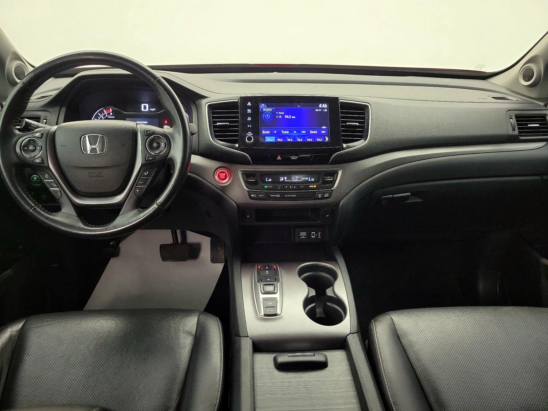 Red 2023 Honda Ridgeline Pickup Truck All-Wheel Drive Automatic
