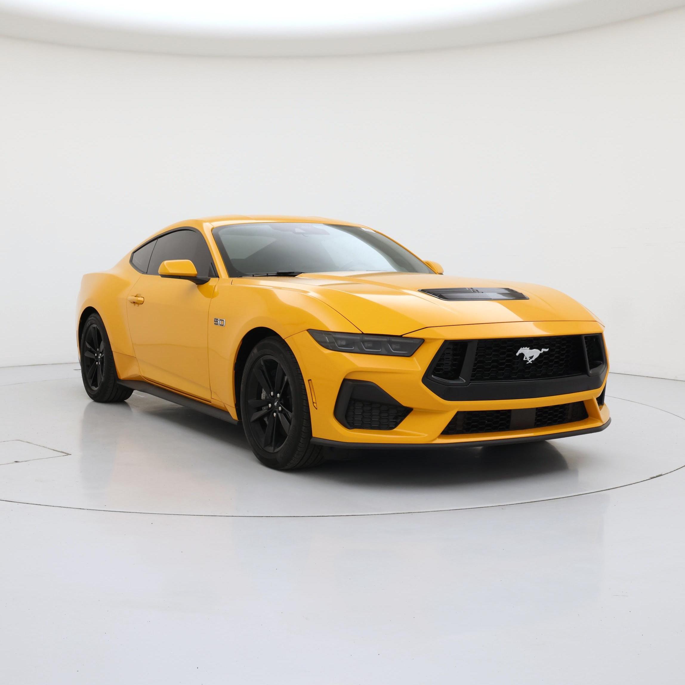 Orange 2026 Ford Mustang Coupe Rear-Wheel Drive Automatic