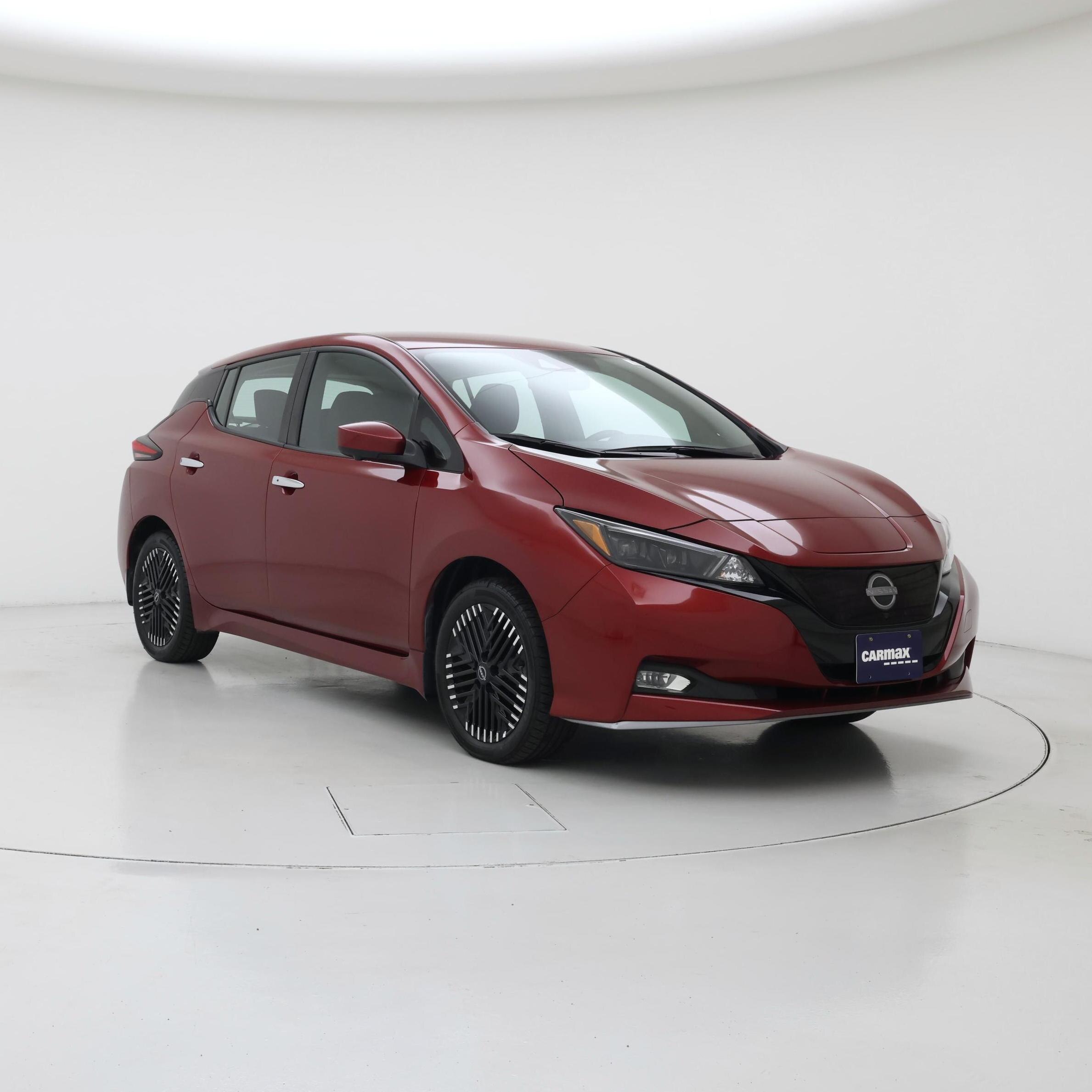 Red 2025 Nissan LEAF Hatchback Front-Wheel Drive Automatic