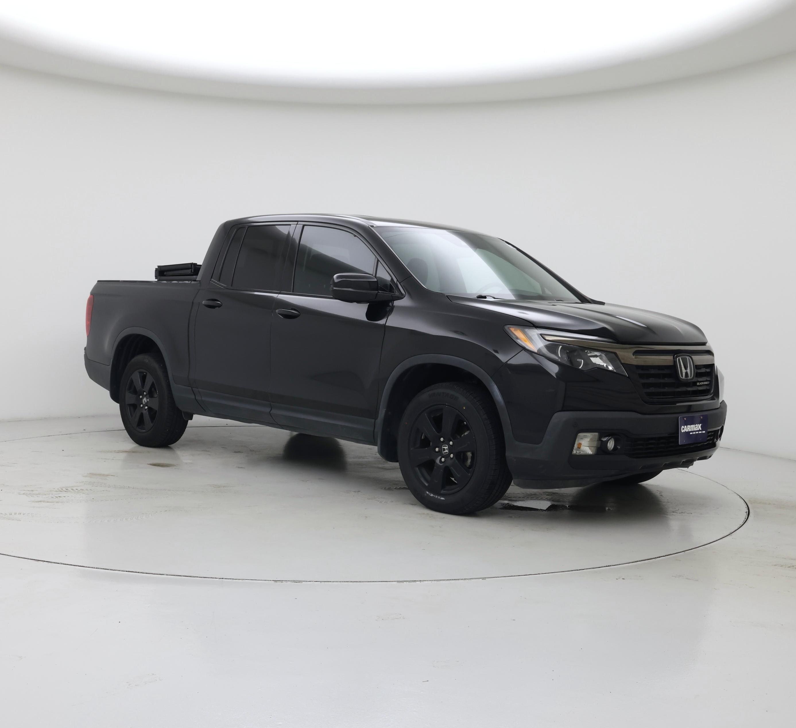 Black 2017 Honda Ridgeline Pickup Truck All-Wheel Drive Automatic