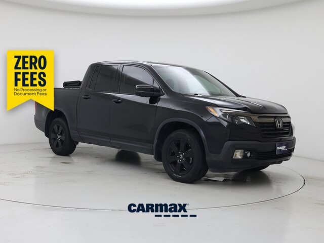 Black 2017 Honda Ridgeline Pickup Truck All-Wheel Drive Automatic