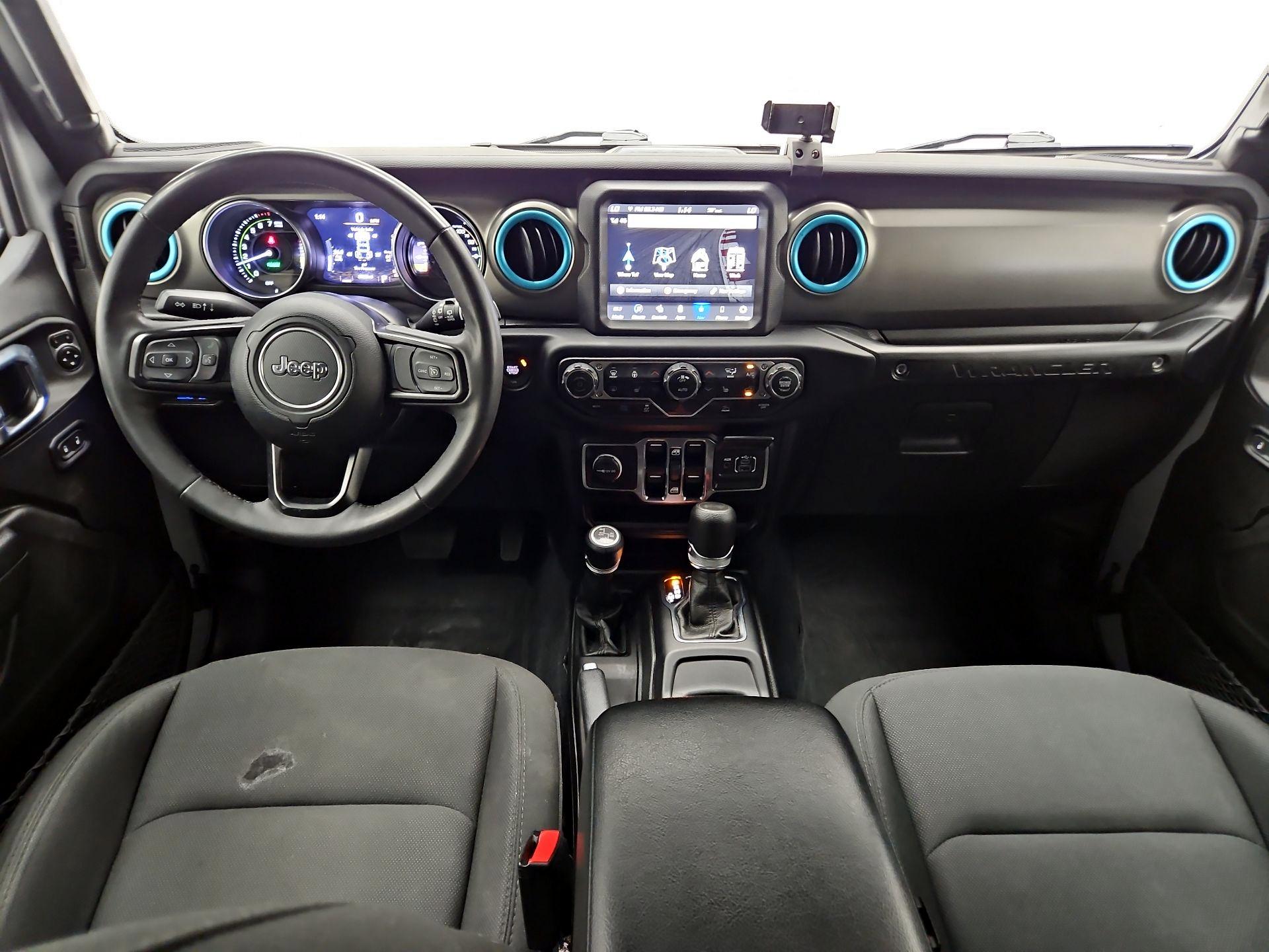 Silver 2023 Jeep Wrangler 4xe SUV / Crossover Four-Wheel Drive Automatic