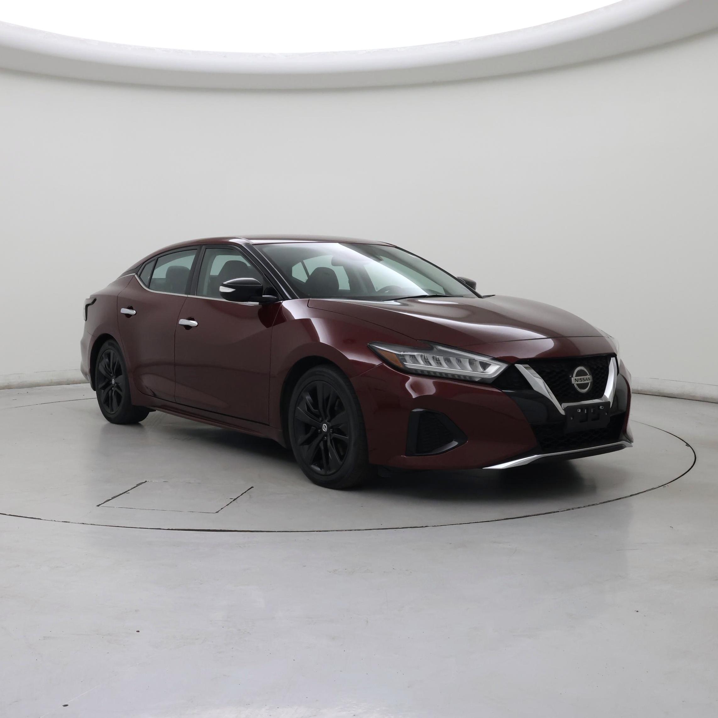 Red 2021 Nissan Maxima Sedan Front-Wheel Drive Automatic