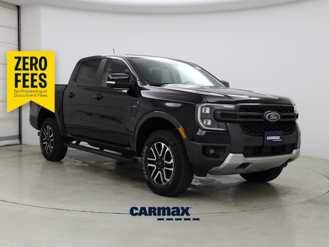 Black 2024 Ford Ranger Pickup Truck Four-Wheel Drive Automatic
