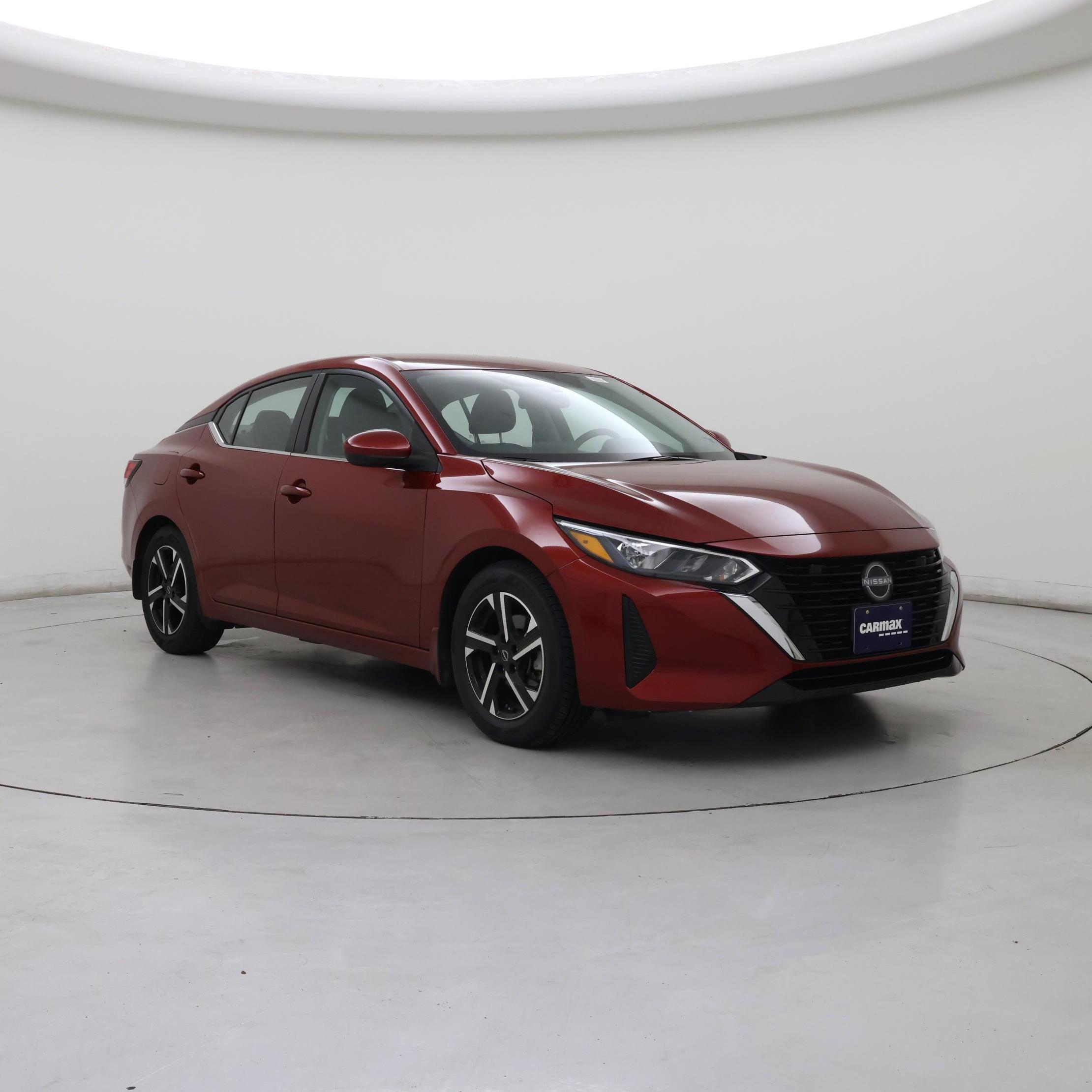 Red 2024 Nissan Sentra Sedan Front-Wheel Drive Automatic