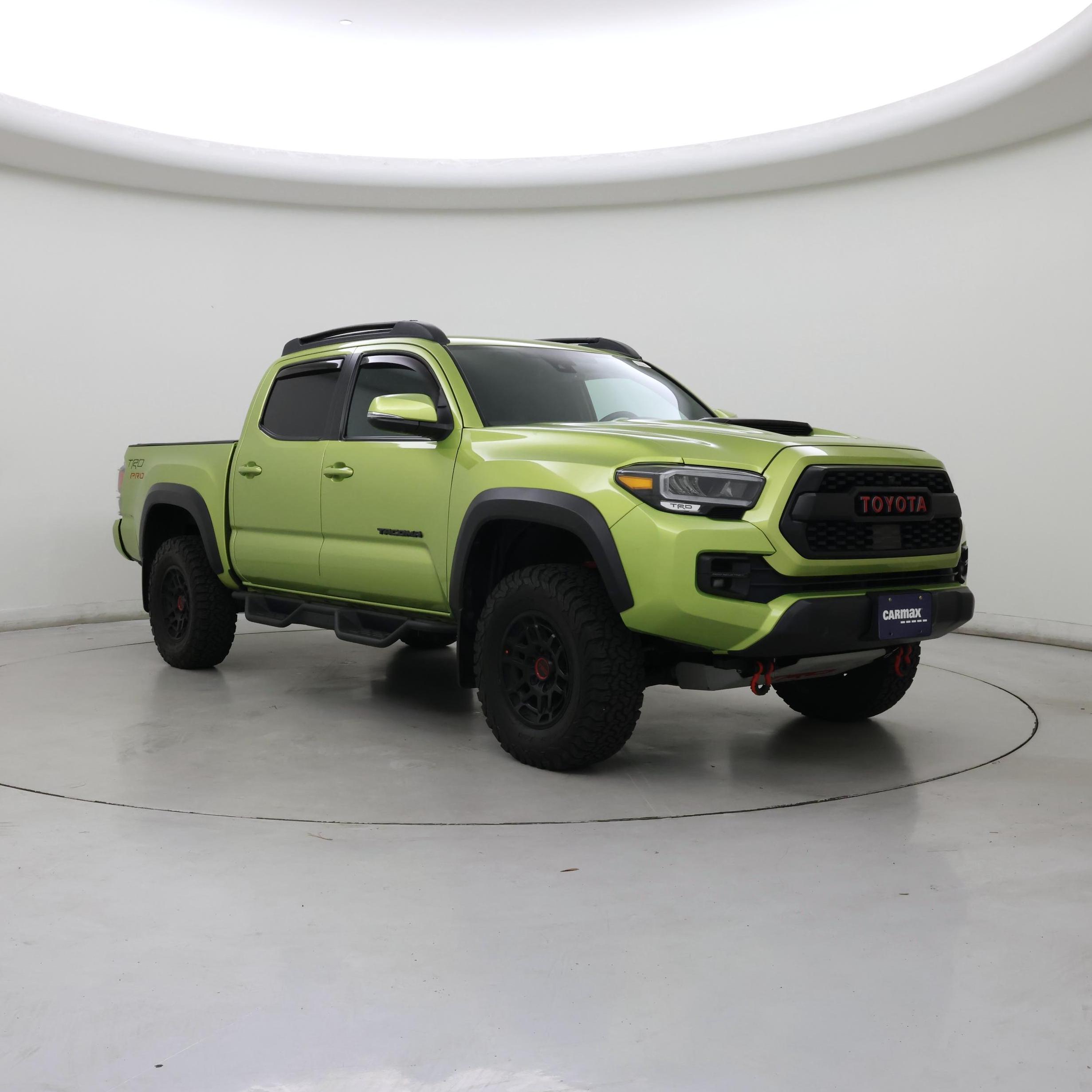 Green 2022 Toyota Tacoma Pickup Truck Four-Wheel Drive Automatic