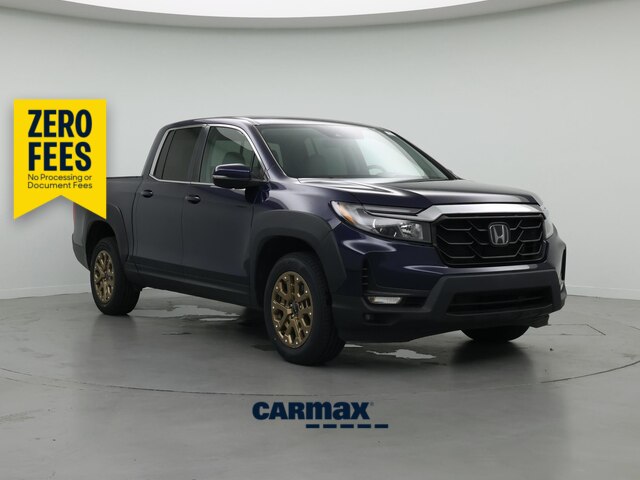 Blue 2023 Honda Ridgeline Pickup Truck All-Wheel Drive Automatic