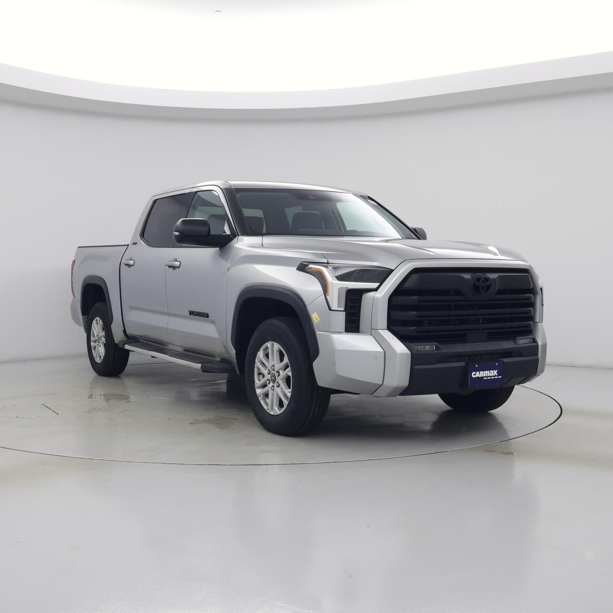 Silver 2023 Toyota Tundra Pickup Truck Four-Wheel Drive Automatic