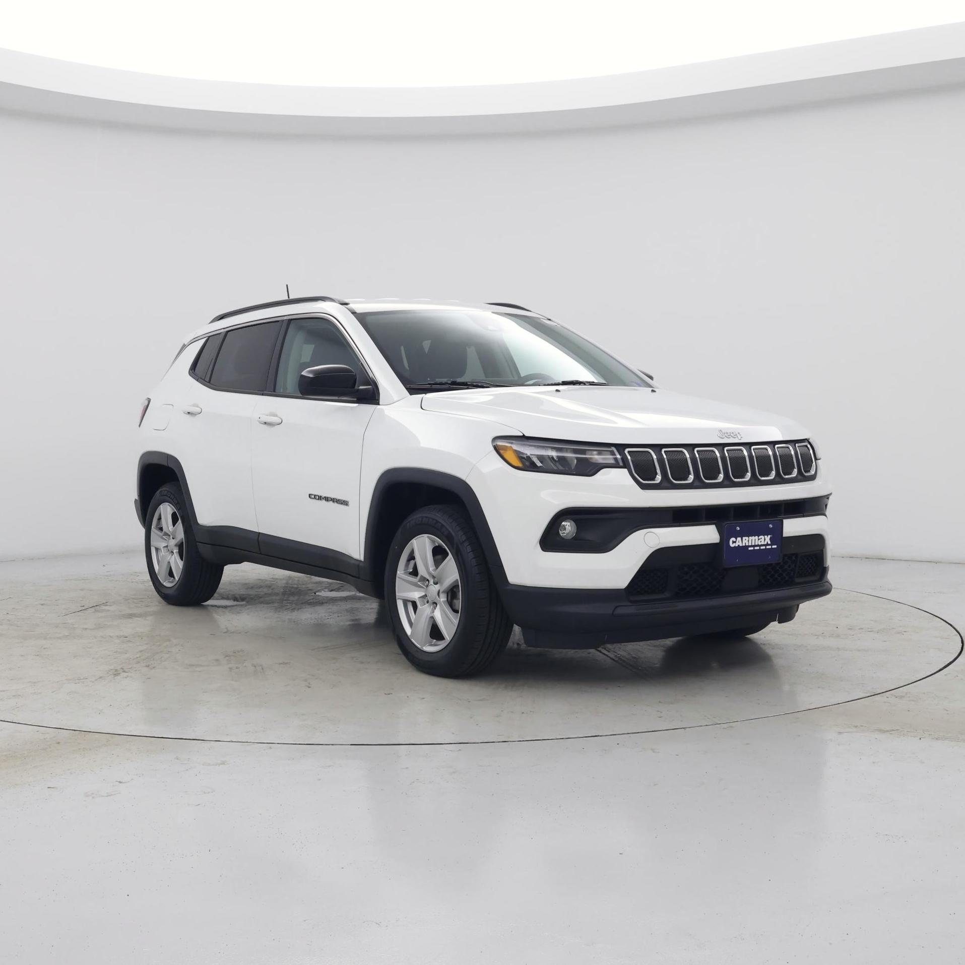 White 2022 Jeep Compass SUV / Crossover Four-Wheel Drive Automatic