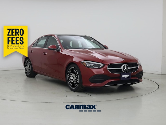 Red 2024 Mercedes-Benz C-Class Sedan All-Wheel Drive Automatic