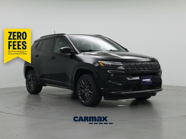 Black 2022 Jeep Compass SUV / Crossover Four-Wheel Drive Automatic