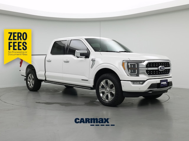 White 2021 Ford F-150 Pickup Truck Four-Wheel Drive Automatic