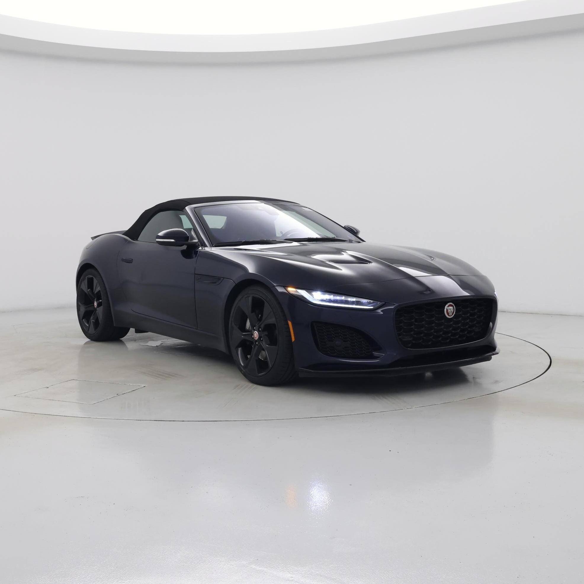 Blue 2021 Jaguar F-TYPE Convertible Rear-Wheel Drive Automatic