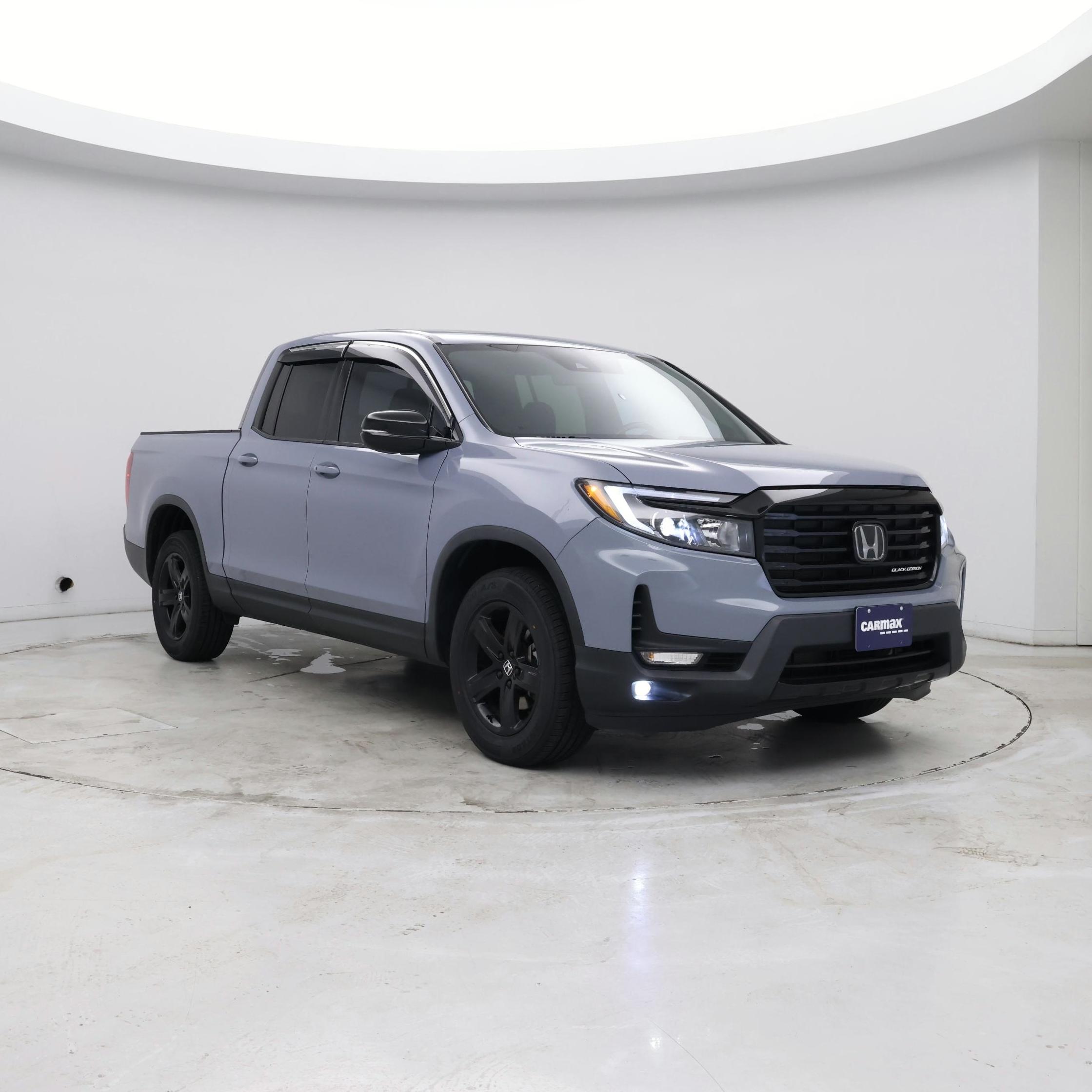 Blue 2023 Honda Ridgeline Pickup Truck All-Wheel Drive Automatic