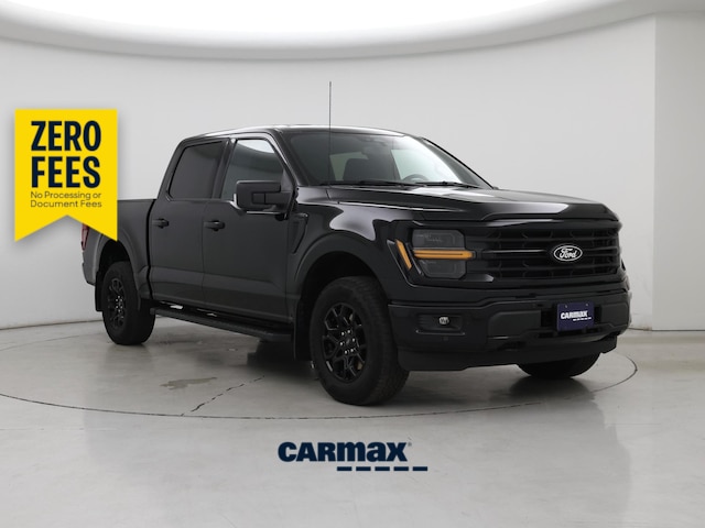 Black 2024 Ford F-150 Pickup Truck Four-Wheel Drive Automatic