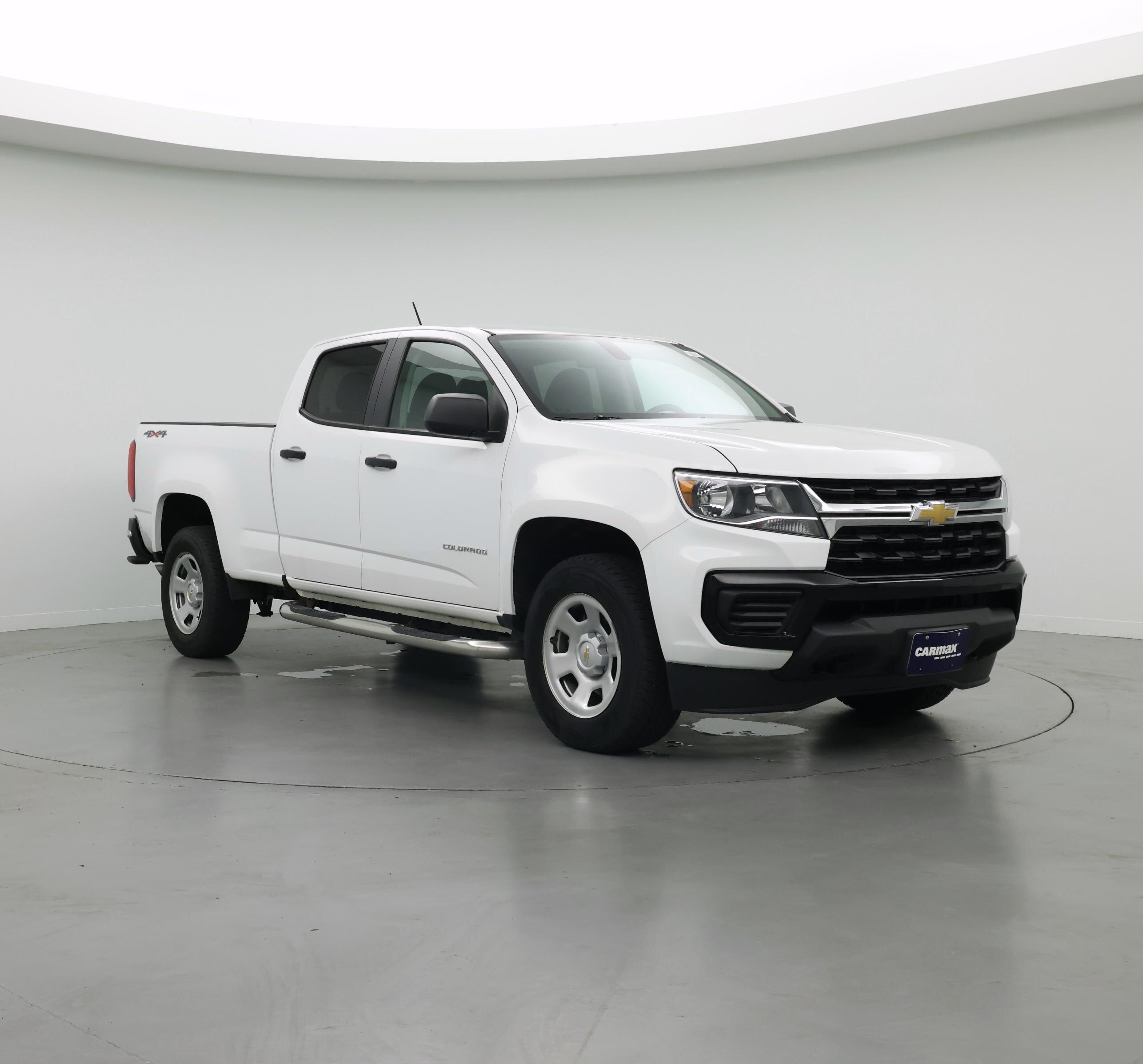 White 2021 Chevrolet Colorado Pickup Truck Four-Wheel Drive Automatic